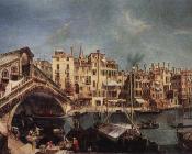The Rialto Bridge from the Riva del Vin - 米歇尔·马里斯奇